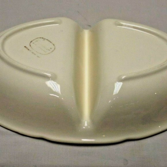 Franciscan Earthenware Hand Painted Apple Divided Oval Vegetable Bowl USA 63-71 - Picture 10 of 13